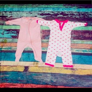 Two pajamas 0-3 months